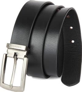 WILDHORN Men Formal Black Genuine Leather Belt Black - Price in India ...