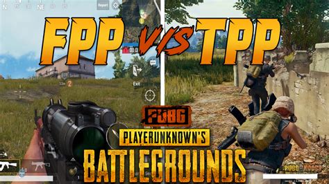 PUBG MOBILE FPP VS TPP Gameplay Comparison