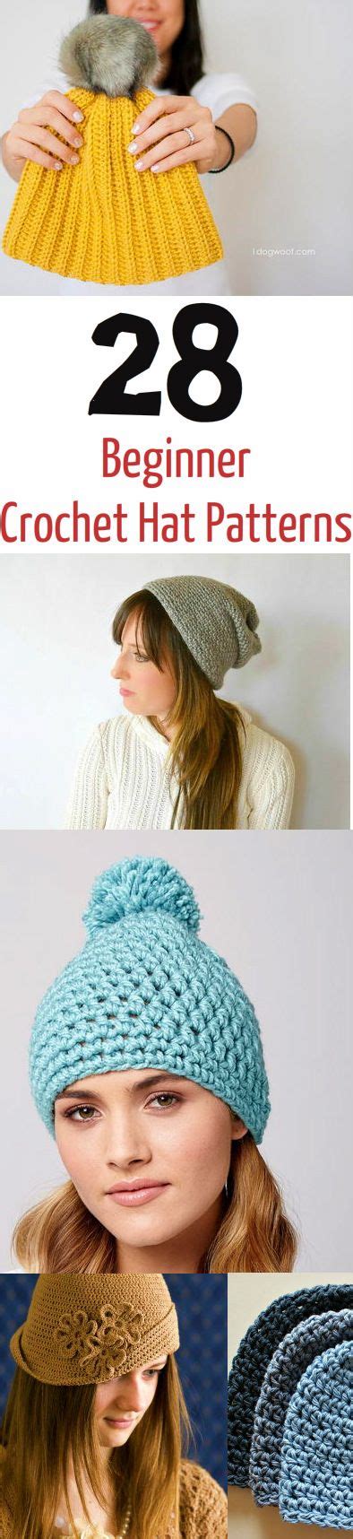 60+ Free Crochet Hat Patterns for Beginners | Crochet hats, Crochet hat pattern, Crochet hats ...