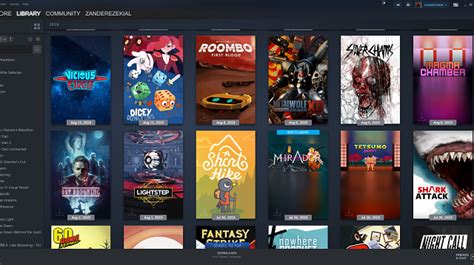 Steam Library Update 的图像结果