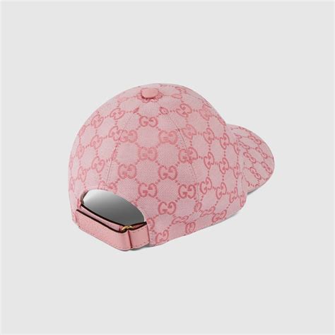GG canvas baseball hat in pink | GUCCI® US