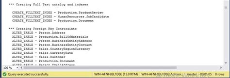 Setting Up AdventureWorks Database 的图像结果