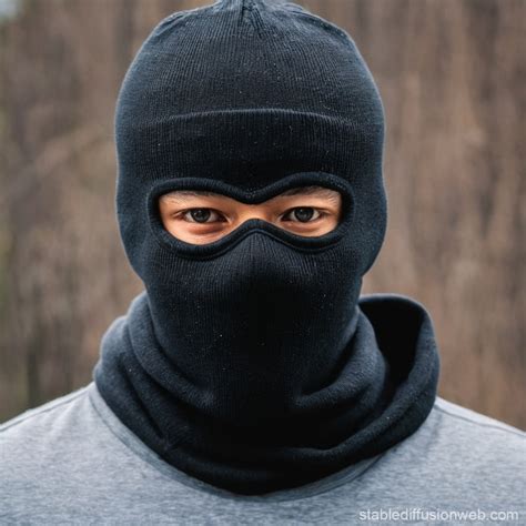 Mysterious Stranger in Ski Mask | Stable Diffusion Online