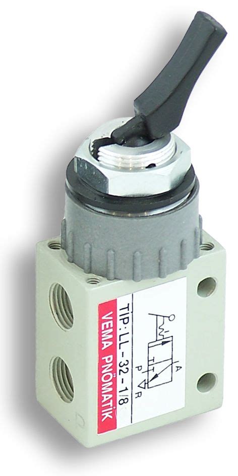 LL-32-1/8" 1/8" -3 /2 Pnömatik Mandallı Yön valfi - Pneumatic Valve Store