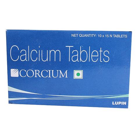 Corcium Tablet 15's Price, Uses, Side Effects, Composition - Apollo ...