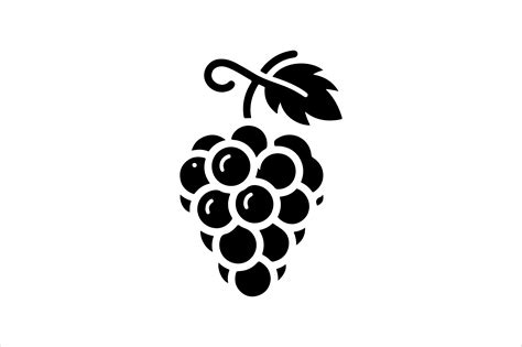 Grape Outline Vector Clipart Graphic by SKShagor Barmon · Creative Fabrica