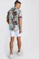 Black Jack_Short Sleeve Shirt In Baroque Print
