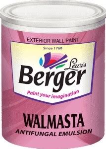 Berger Walmasta Antifungal Emulsion - Signal Red 1Ltr Signal Red ...
