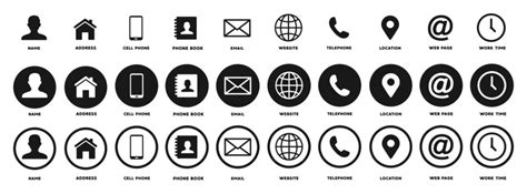 Business Card Icons TextFormat 的图像结果