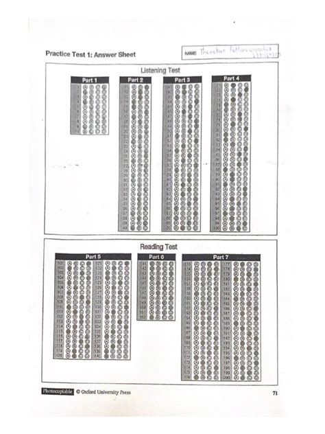 Image result for Practice Test Answer Key