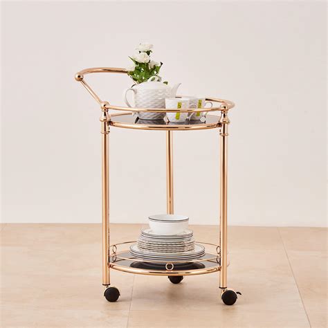 Buy Cora Serving Trolley - Gold from Home Centre at just INR 32495.0