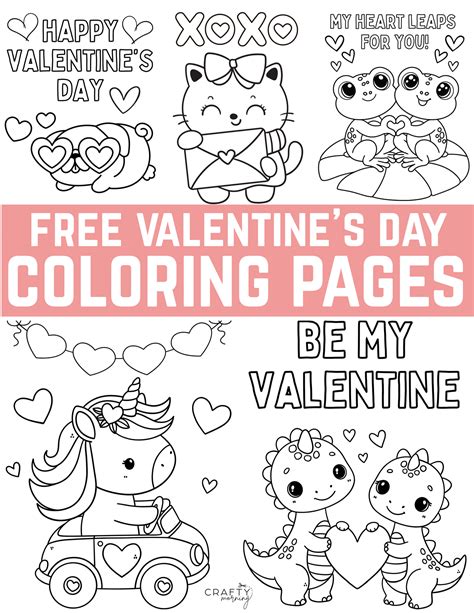 Coloring Pages Valentine's Day - Joe Printables
