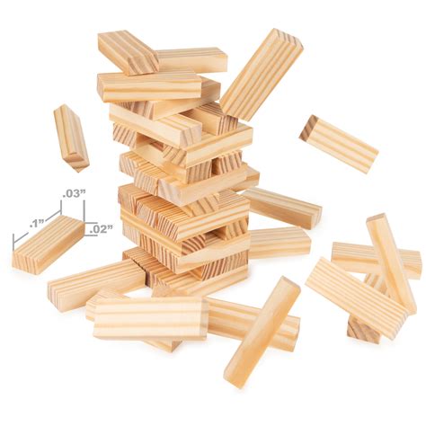 Buy Jumbling Tower Party Game with 48 Wood Blocks, for Families and ...