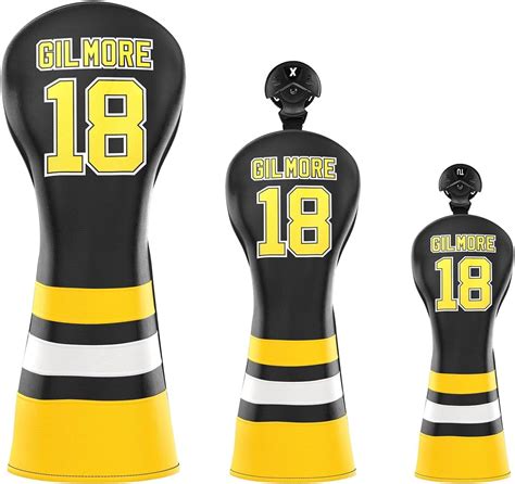 K9King Gilmore Club Headcover Set for Men – Funny 3-Piece Set with ...