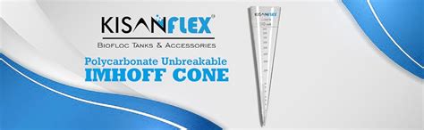 KISANFLEX 1000 ML Imhoff Cone for Sedimentation and Biofloc test for ...