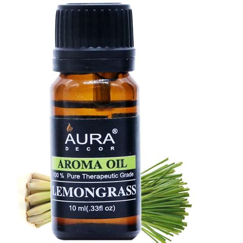 AuraDecor Buy 1 Get 1 Free Highly Fragrance Aromatherapy LemonGrass oi