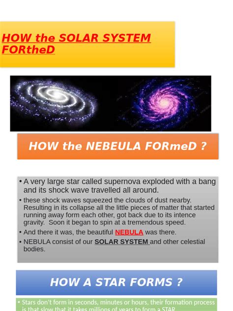 How Solar System Was Formed 的图像结果