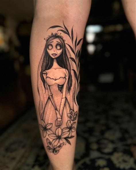 Image result for Tim Burton Corpse Bride Tattoo Stencils