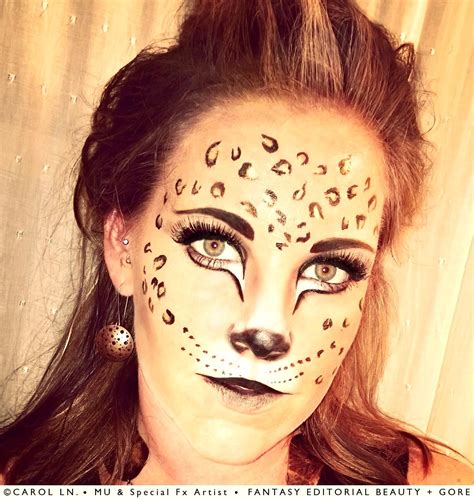 Cheetah/ Leopard/ Animal Print/ Halloween/ Face-Paint/ Make-up | Face ...