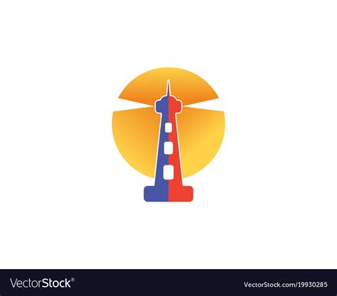Beacon logo Royalty Free Vector Image - VectorStock