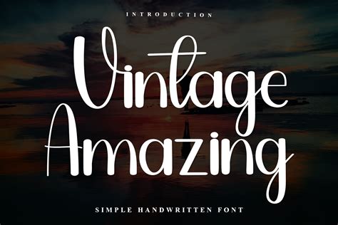 Vintage Amazing Font by Inermedia STUDIO · Creative Fabrica