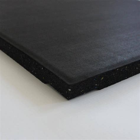 Gym Gear 20mm Premium Black Rubber Gym Floor Tile (1m x 0.5m / Black ...