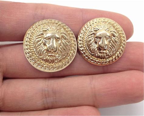EVKILKJS Vintage Gold Lion Head Blazer Button Set - 14 PCS India | Ubuy