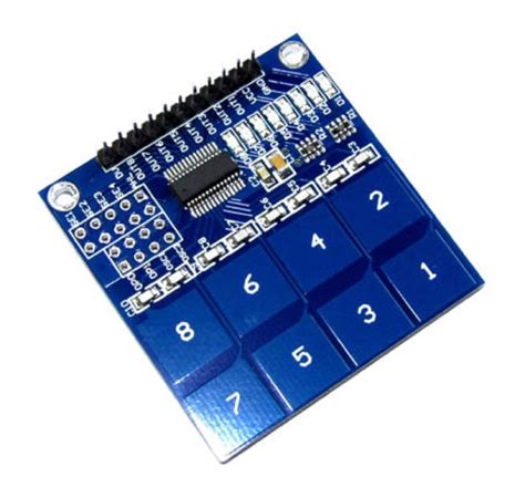 TRUSTECH LC TTP226 8-Channel Capacitive Touch Pad Sensor Sensing ...