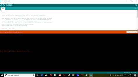 Image result for LED Blinking Arduino IDE Done Compiling Message