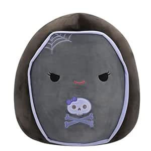 Buy Squishmallows Original 16-Inch Julianne Grey and Purple Coffin ...