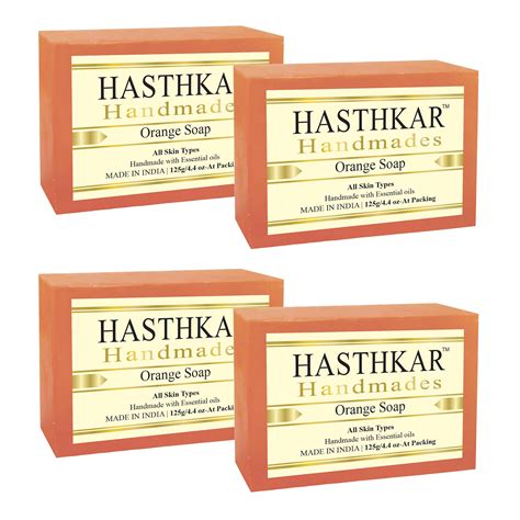 Hasthkar Handmades Glycerine Natural Orange Soap - 125gm – buyPureNaturals