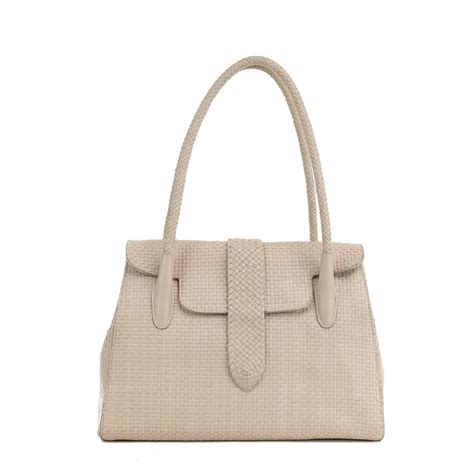 Calonge - Handwoven Moulinet Shoulder Bag - Women