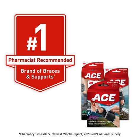 Buy ACE Brand Deluxe Ankle Stabilizer, Adjustable Compression, Black ...
