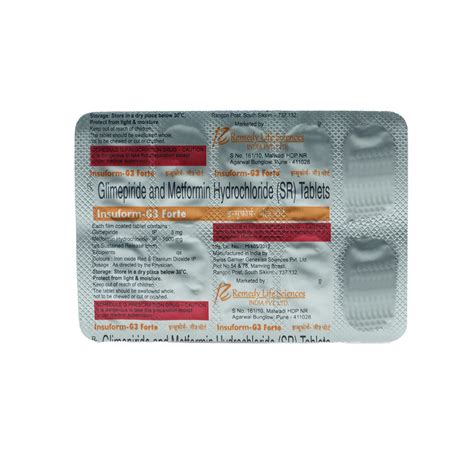 Insuform G3 Forte Tablet Price, Uses, Side Effects, Composition ...