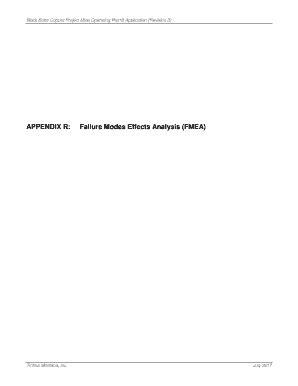 Fillable Online deq mt APPENDIX R: Failure Modes Effects Analysis (FMEA ...