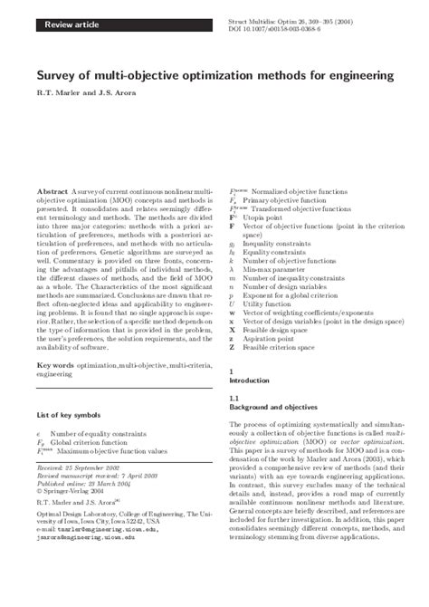 Multi-Objective Optimization Methods 的图像结果