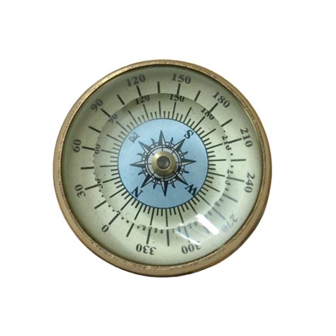 Brass Lenticular Compass With a Floating Dial - Paper Weight – MARINERSKART