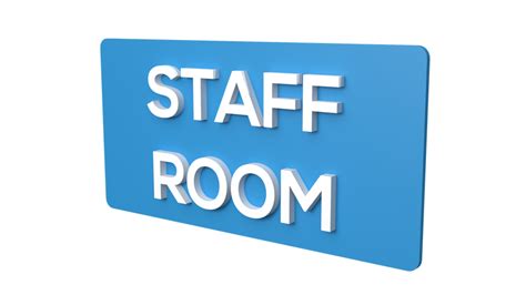 Staff Room sign board | Staff Room Acrylic
