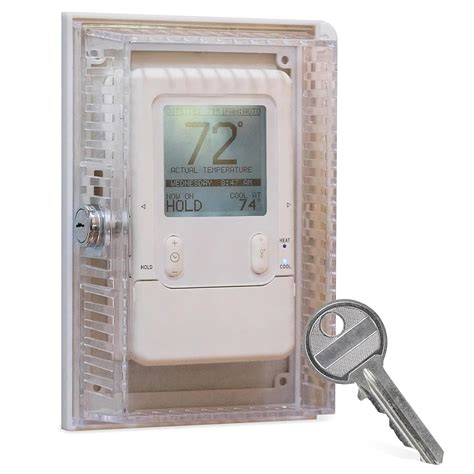 BISupply | AC Thermostat Cover with Lock, AC Thermostat Lock Box Cover ...