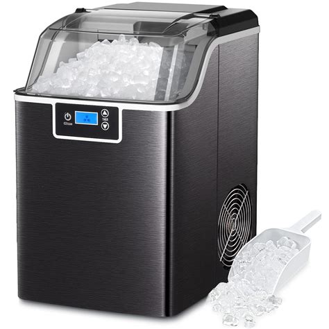 Buy Kismile Nugget Ice Maker Countertop, Portable Ice Machine Maker ...