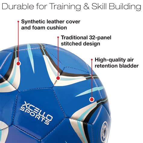 Excello Global Products Xcello Sports Soccer Balls, Size 4, Assorted ...