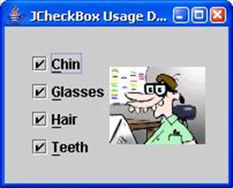 Image result for Code for Checkbox Java