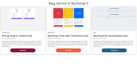 Image result for Bootstrap Blog Section Template