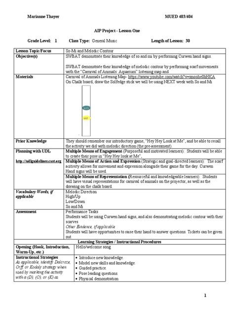 Image result for IUP Lesson Plan Example