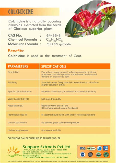 Brochures – Sunpure Extracts Pvt Ltd