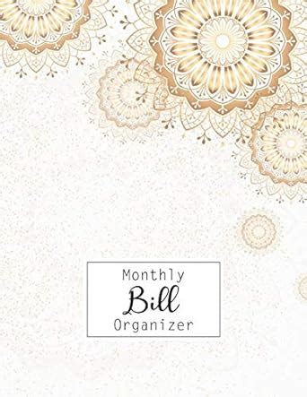 Buy Monthly Bill Organizer: Bill Payment Checklist and Bill Payments ...