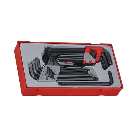 Teng Tools 28 Piece Metric and SAE Ball Point Hex and Torx Allen Key ...