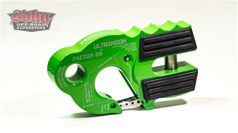 Factor 55 UltraHook Winch Hook with Shackle Mount - Monster Green ...
