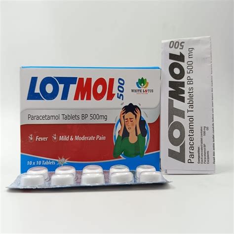 Paracetamol Tablets 500mg -WHITE LOTUS HEALTHCARE, Surat