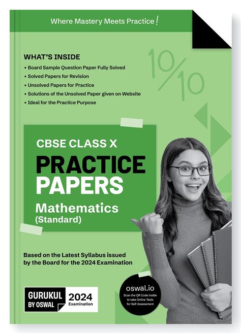 Gurukul Maths Practice Papers for CBSE Class 10 Board Exam 2024 : Fully ...